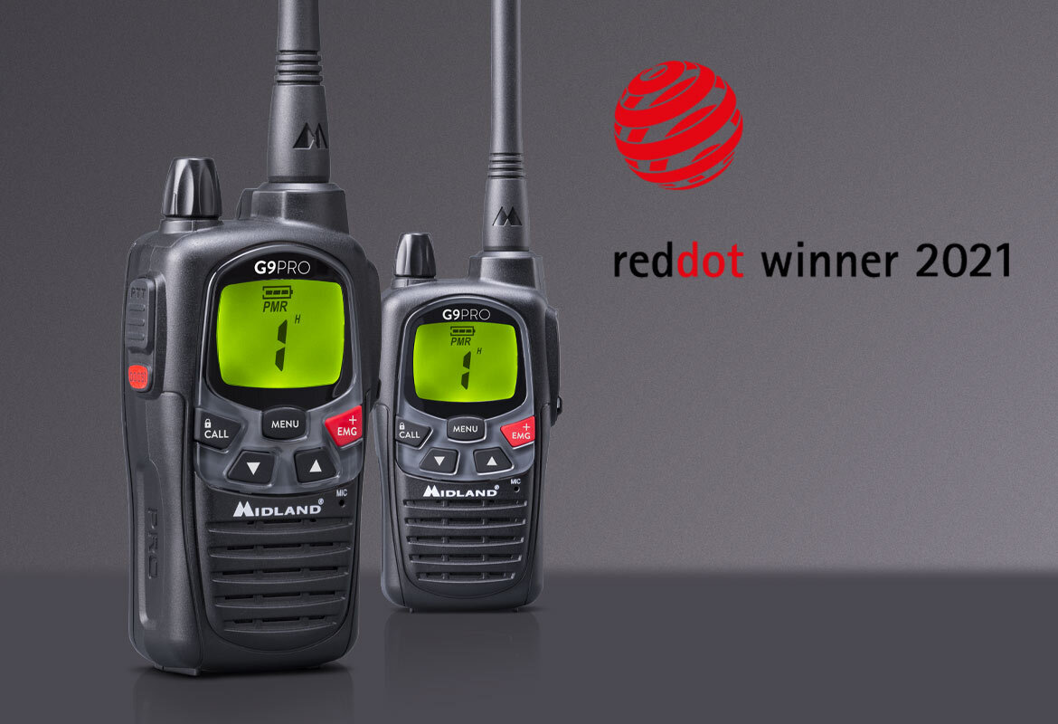 G9 PRO WINNER OF THE 2021 RED DOT  AWARD